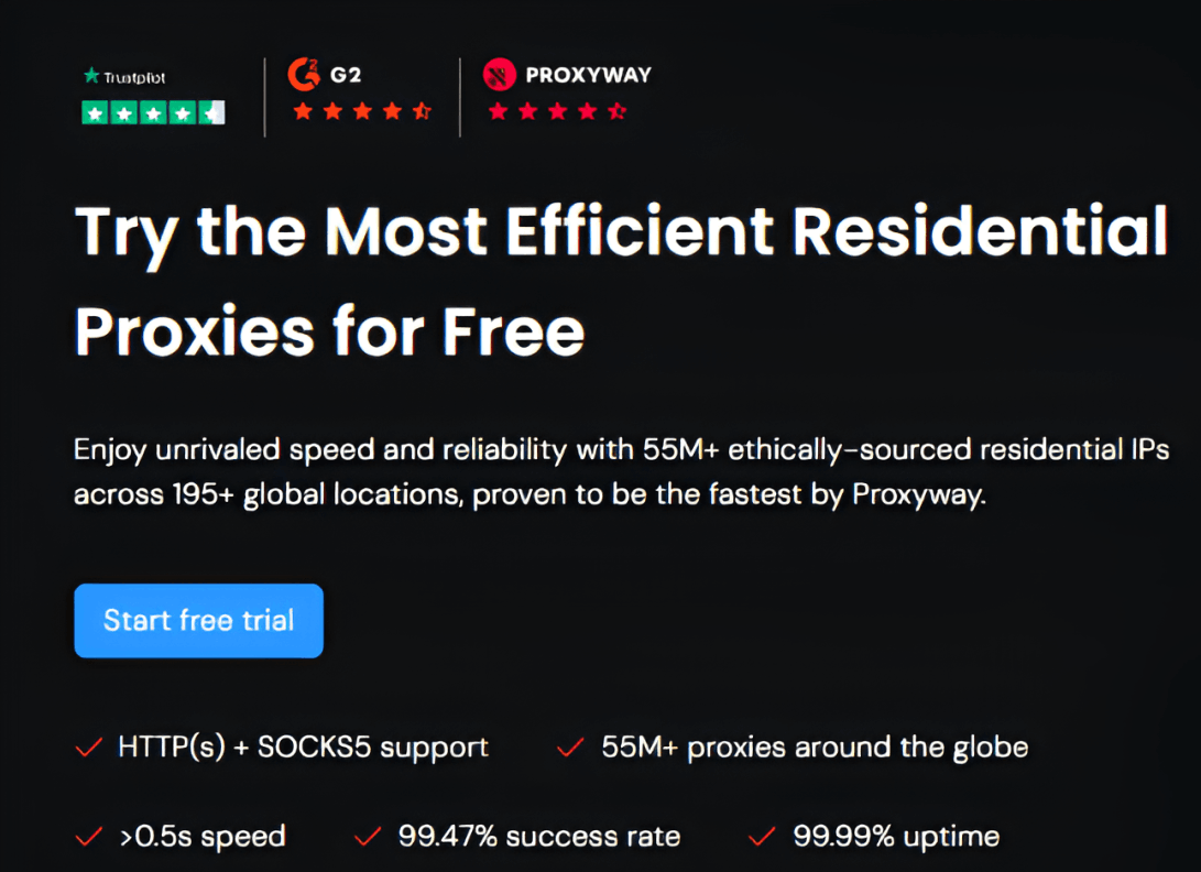 Try Smart Proxies For Free